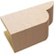 Ekena Millwork 6in. W x 8in. H x 16in. L Crestline Woodgrain TimberThane Rafter Tail, Primed Tan RFTUR06X08X16CRERCPR - alternate 2